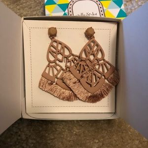 Long dangle earrings